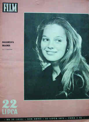 FILM (Po) magazine side cover Issue 30 23 July 1972
