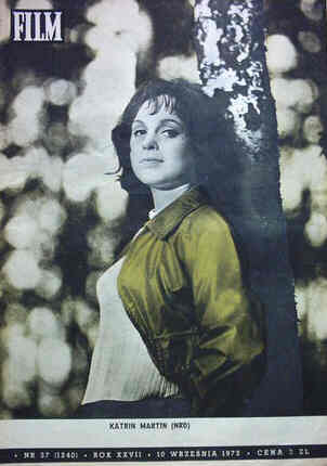 FILM (Po) magazine side cover Issue 37 10 September 1972