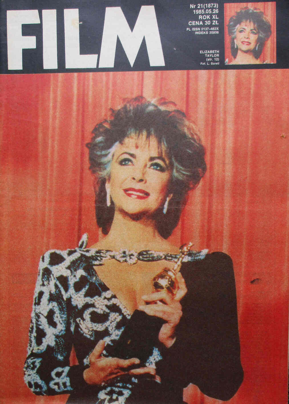 FILM (Po) magazine side cover 26 May 1985