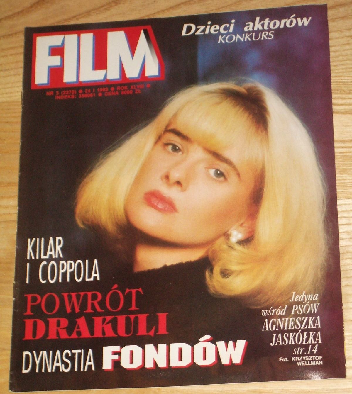 FILM (Po) magazine side cover 24 January 1993