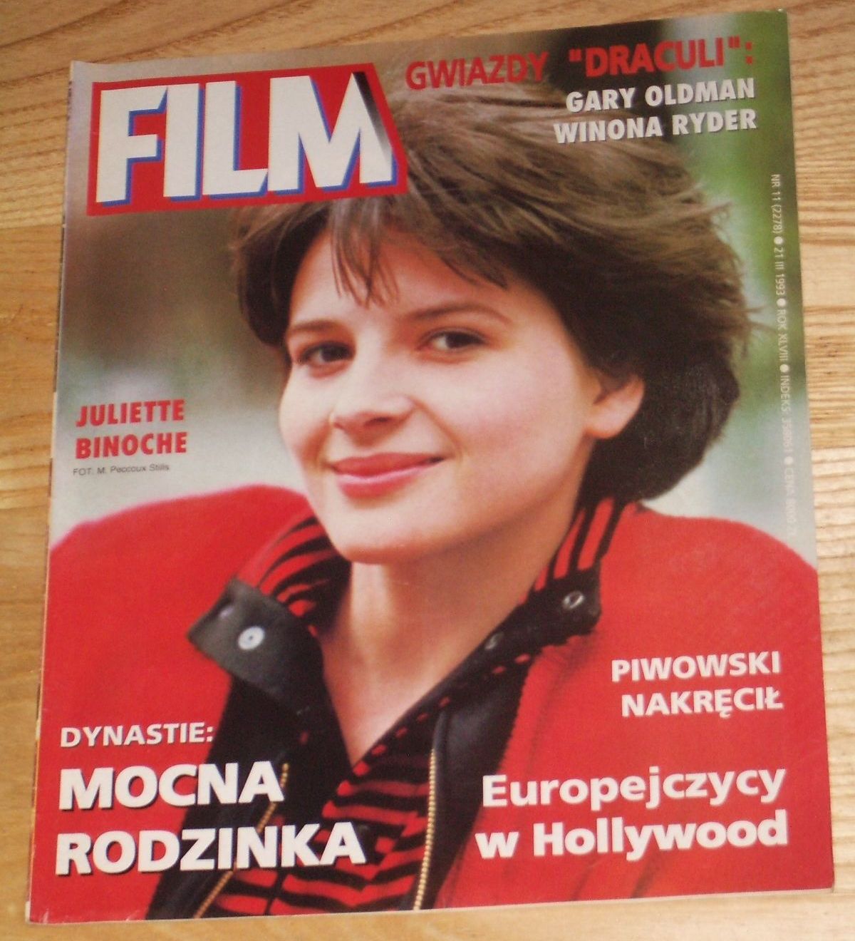 FILM (Po) magazine side cover 21 March 1993