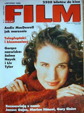 FILM (Po) magazine side cover November 1996