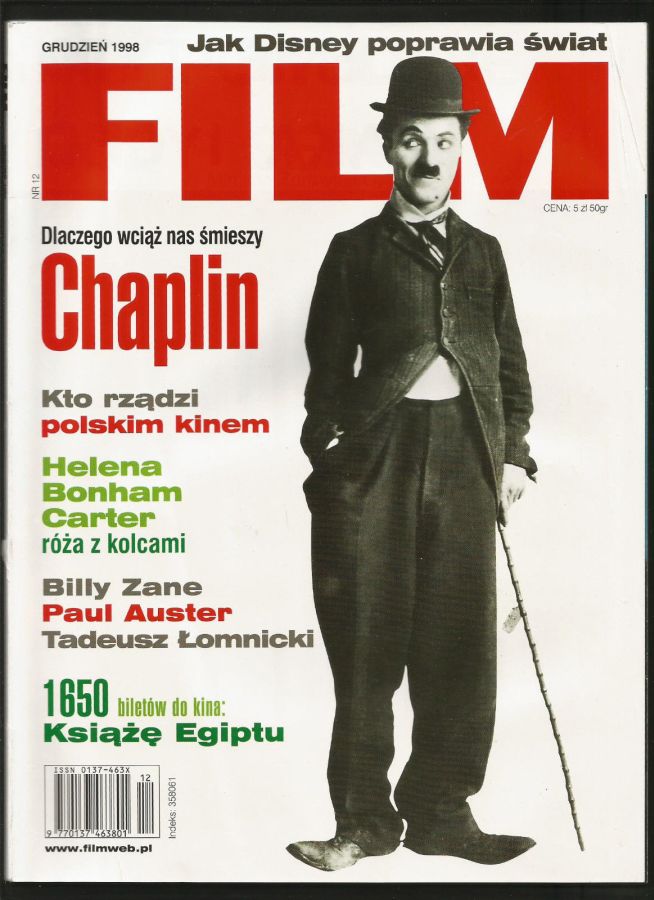 FILM (Po) magazine side cover December 1998