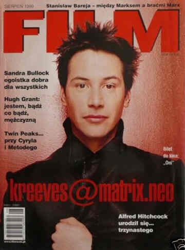 FILM (Po) magazine side cover August 1999