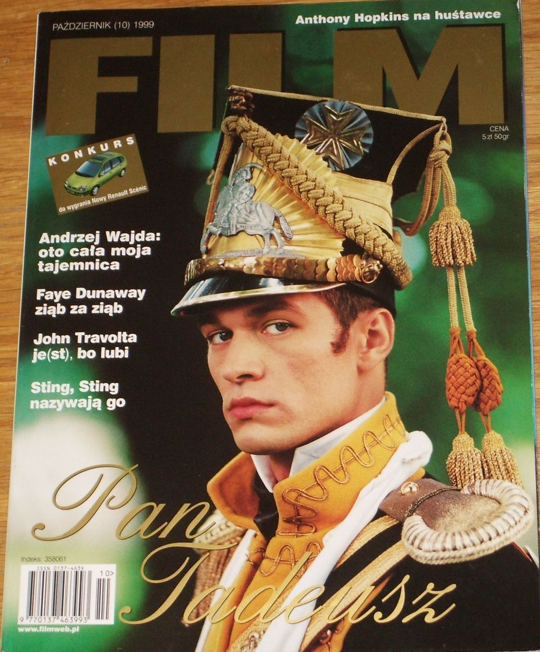 FILM (Po) magazine side cover October 1999