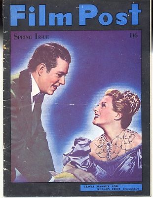 FILM POST magazine side cover Issue 1 Spring 1948