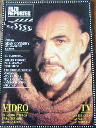 FILM REPORTER magazine side cover January 1987