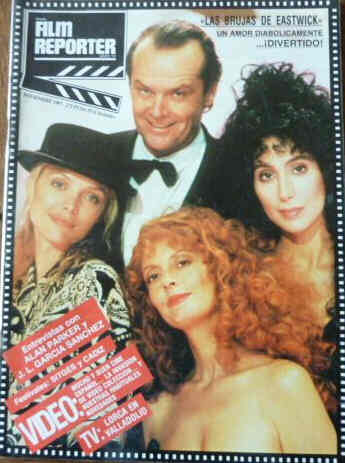 FILM REPORTER magazine side cover November 1987