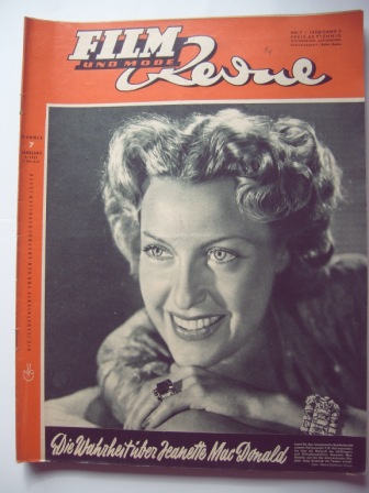FILM REVUE magazine side cover Issue 7 29 March 1951