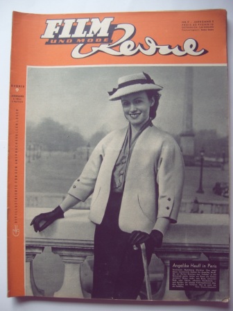 FILM REVUE magazine side cover Issue 9 26 April 1951