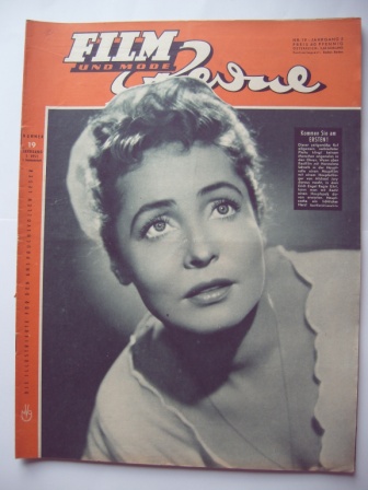 FILM REVUE magazine side cover Issue 19 13 September 1951