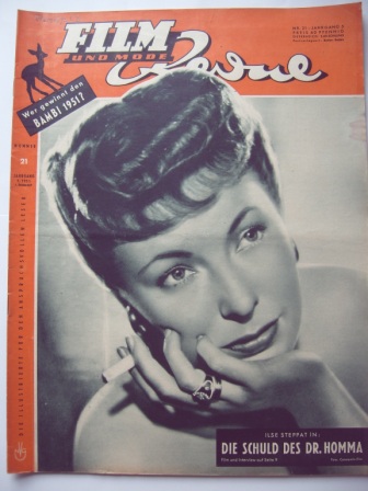 FILM REVUE magazine side cover Issue 21 11 October 1951