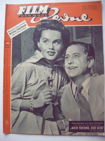 FILM REVUE magazine side cover Issue 23 8 November 1951