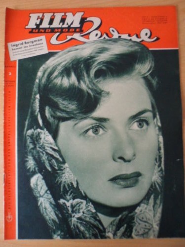 FILM REVUE magazine side cover Issue 2 17 January 1952