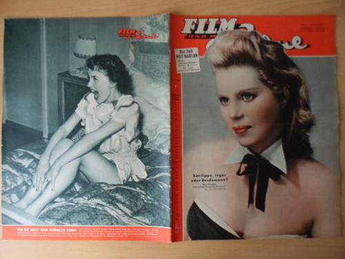 FILM REVUE magazine side cover Issue 7 27 March 1952