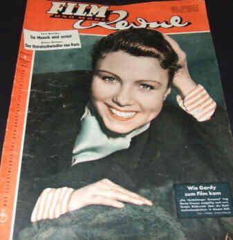 FILM REVUE magazine side cover Issue 8 10 April 1952