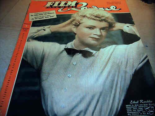 FILM REVUE magazine side cover Issue 9 24 April 1952