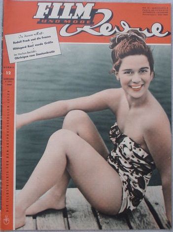 FILM REVUE magazine side cover Issue 12 5 June 1952