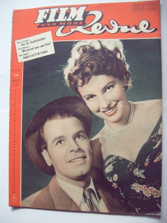 FILM REVUE magazine side cover Issue 14 3 July 1952