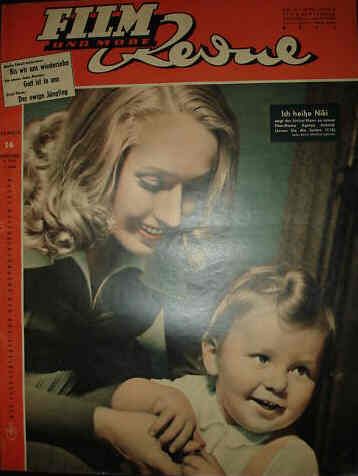FILM REVUE magazine side cover Issue 16 31 July 1952