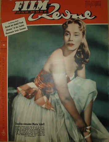 FILM REVUE magazine side cover Issue 18 27 August 1952