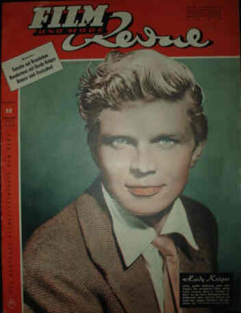 FILM REVUE magazine side cover Issue 20 24 September 1952