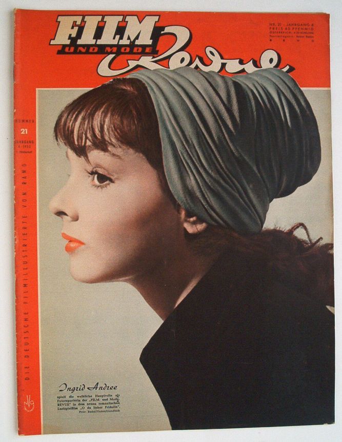 FILM REVUE magazine side cover Issue 21 8 October 1952