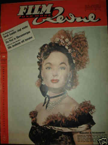 FILM REVUE magazine side cover Issue 24 19 November 1952