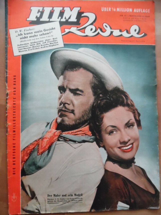 FILM REVUE magazine side cover Issue 11 18 May 1954