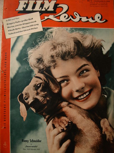 FILM REVUE magazine side cover Issue 15 13 July 1954