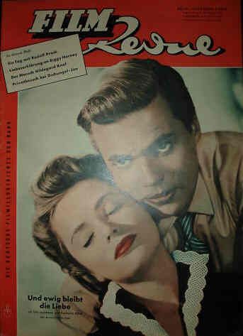 FILM REVUE magazine side cover Issue 17 10 August 1954