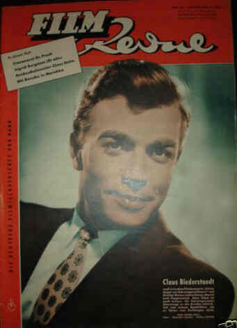 FILM REVUE magazine side cover Issue 23 2 November 1954