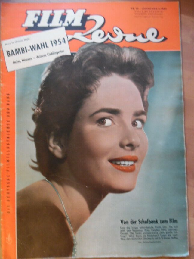 FILM REVUE magazine side cover Issue 26 14 December 1954
