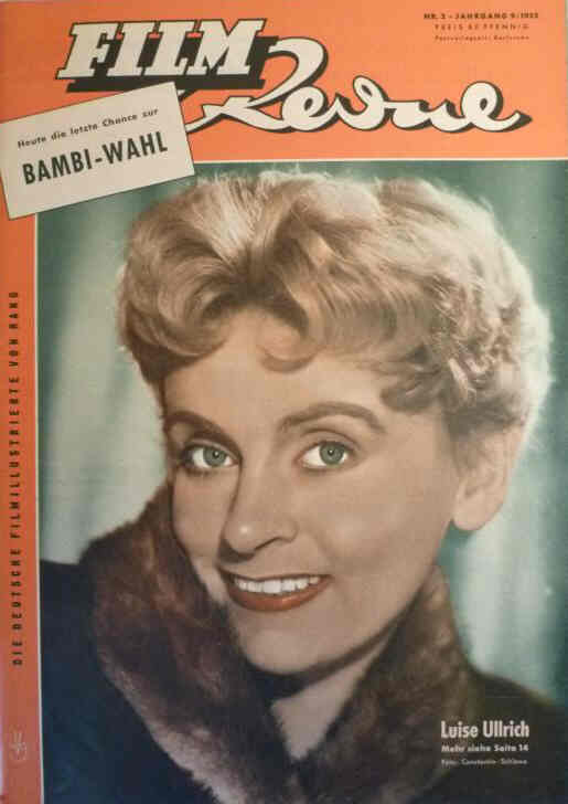 FILM REVUE magazine side cover Issue 2 11 January 1955