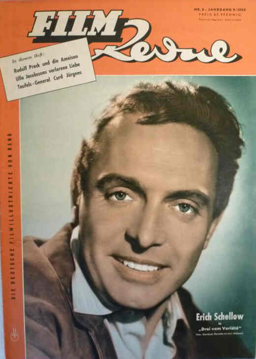 FILM REVUE magazine side cover Issue 3 25 January 1955