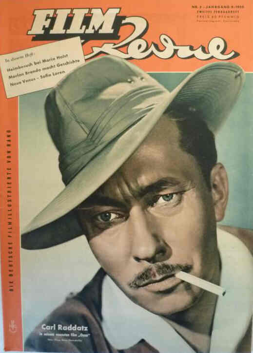 FILM REVUE magazine side cover Issue 5 22 February 1955
