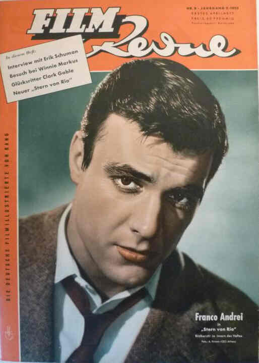 FILM REVUE magazine side cover Issue 8 5 April 1955