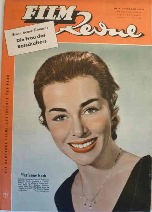 FILM REVUE magazine side cover Issue 9 19 April 1955