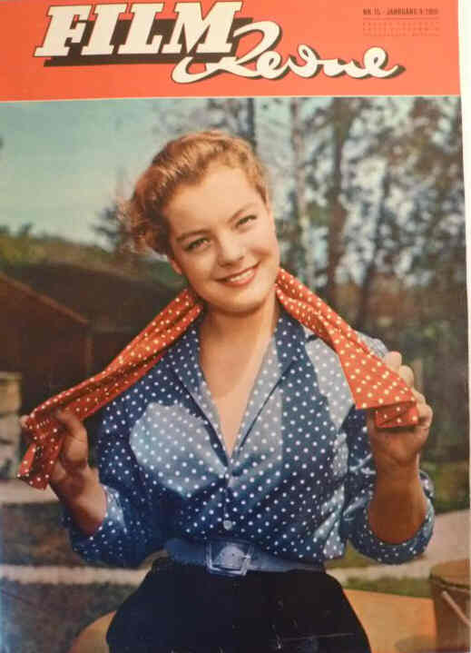 FILM REVUE magazine side cover Issue 15 12 July 1955