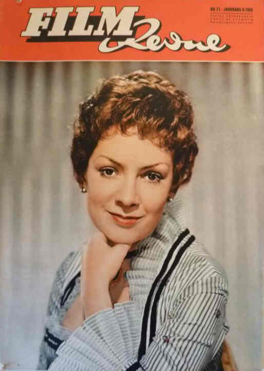 FILM REVUE magazine side cover Issue 21 4 October 1955