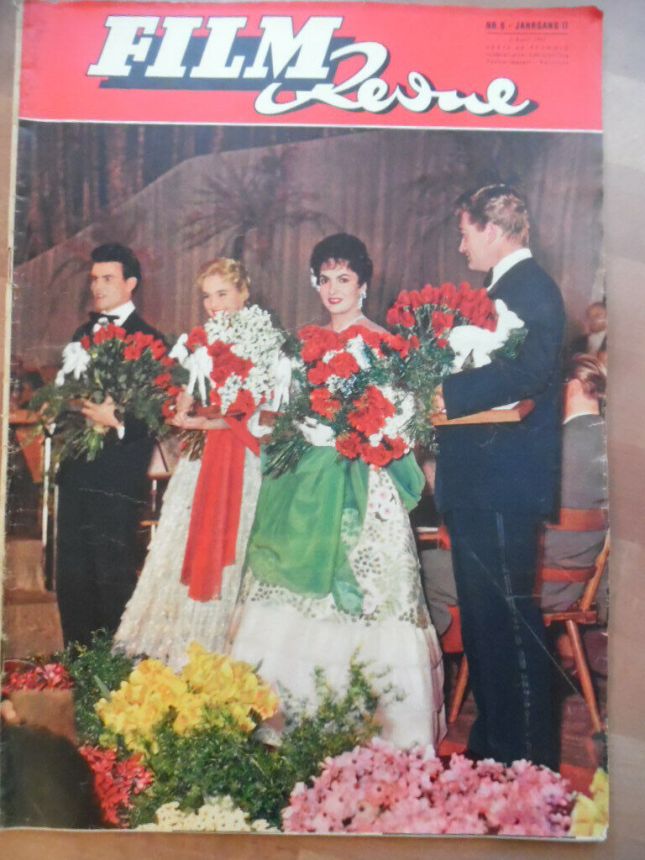 FILM REVUE magazine side cover Issue 8 2 April 1957