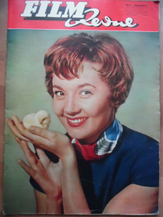 FILM REVUE magazine side cover Issue 9 16 April 1957