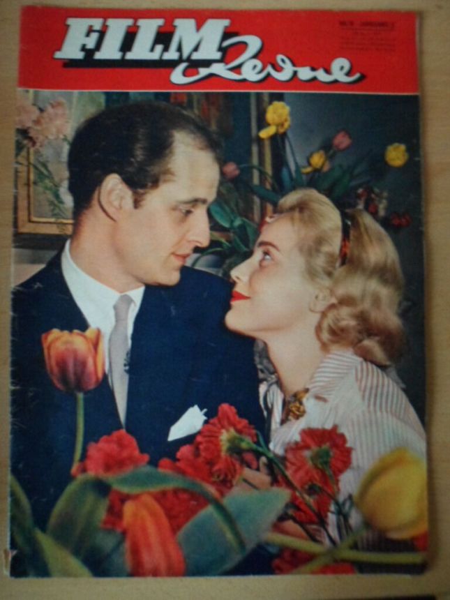 FILM REVUE magazine side cover Issue 10 30 April 1957