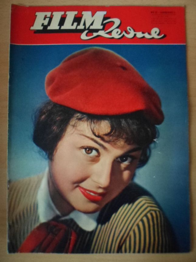 FILM REVUE magazine side cover Issue 12 28 May 1957