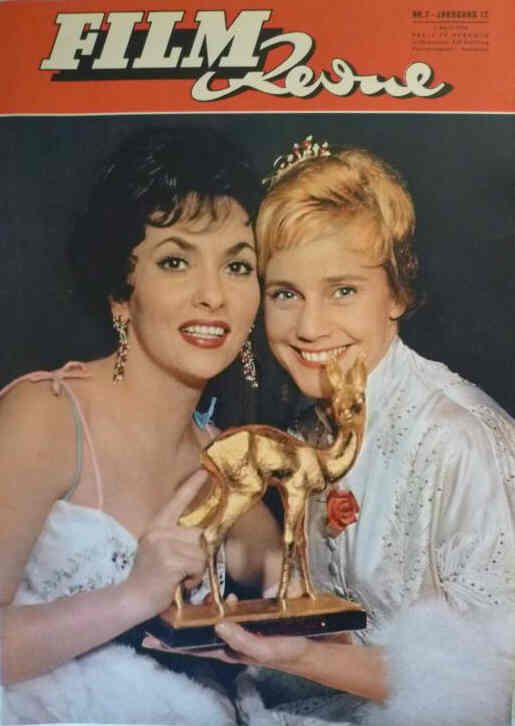 FILM REVUE magazine side cover Issue 7 1 April 1958