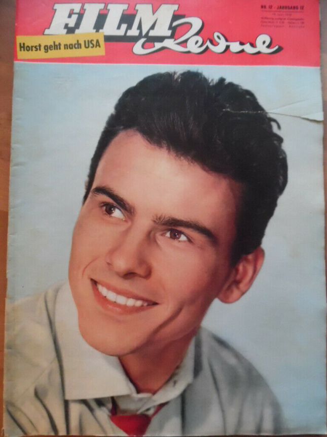 FILM REVUE magazine side cover Issue 12 10 June 1958