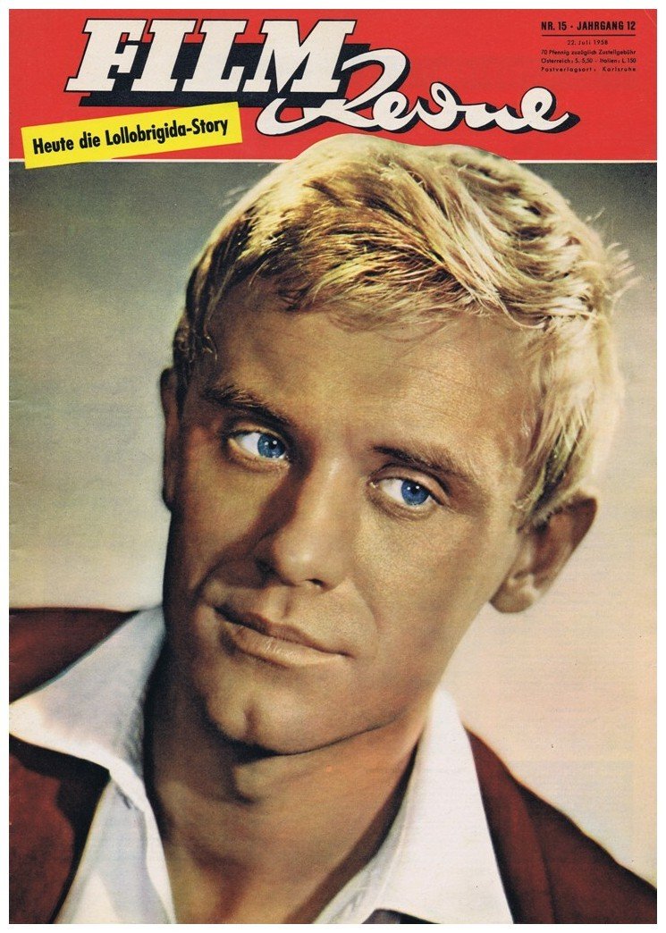 FILM REVUE magazine side cover Issue 15 22 July 1958