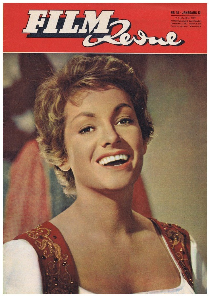 FILM REVUE magazine side cover Issue 18 2 September 1958