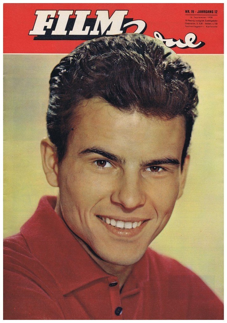 FILM REVUE magazine side cover Issue 19 16 September 1958