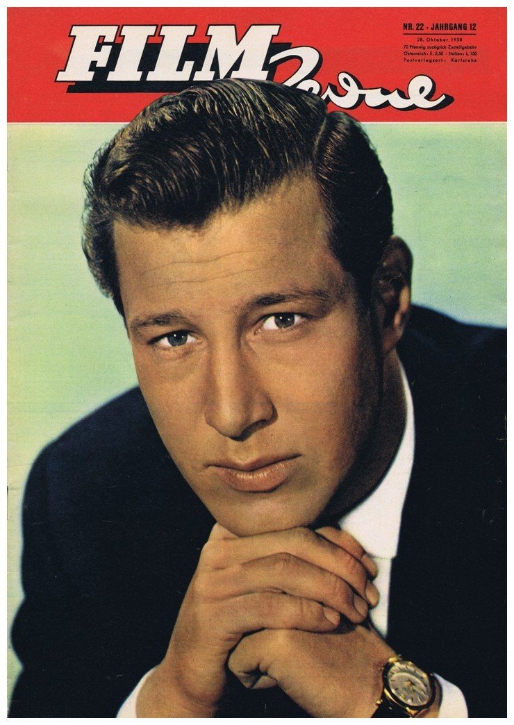 FILM REVUE magazine side cover Issue 22 28 October 1958